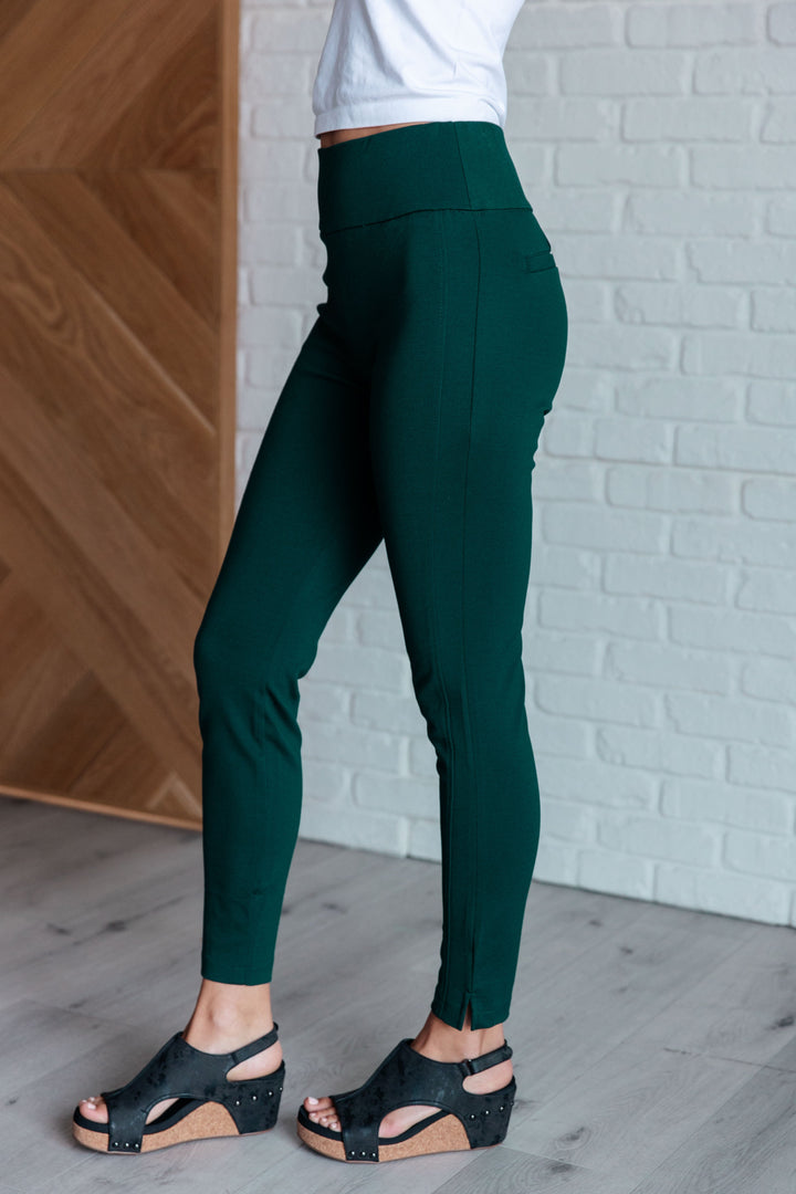 Magic Skinny 28" Pants in Hunter Green-Bottoms-Ave Shops-[option4]-[option5]-[option6]-[option7]-[option8]-Shop-Boutique-Clothing-for-Women-Online