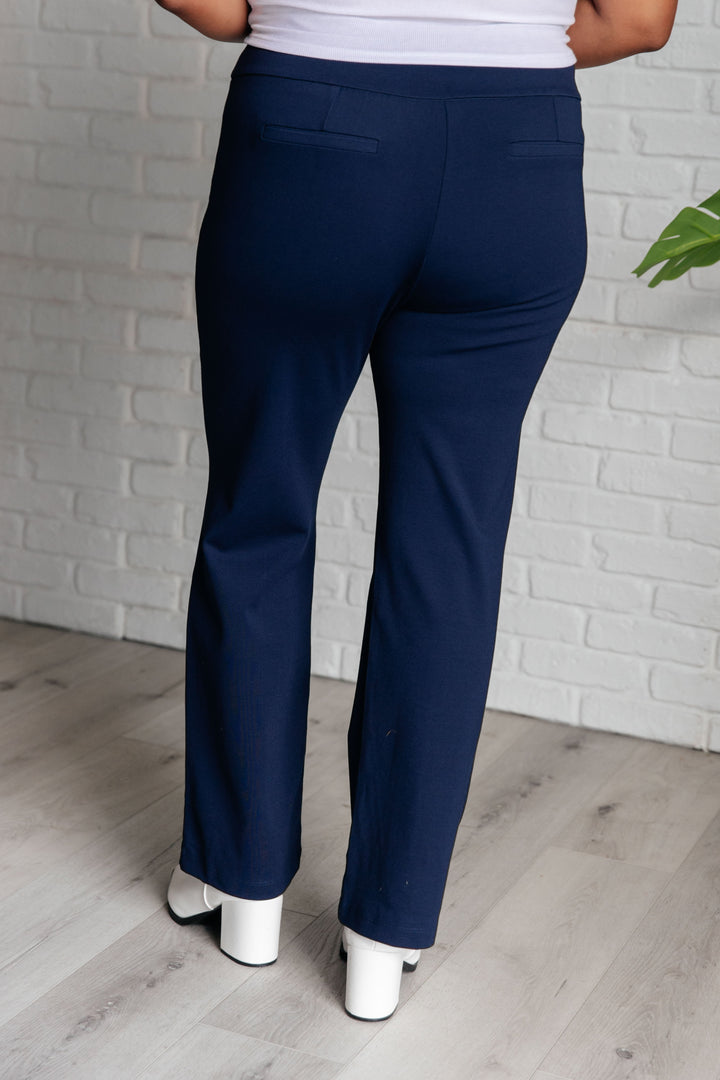 Magic Straight Pants in Navy-Bottoms-Ave Shops-[option4]-[option5]-[option6]-[option7]-[option8]-Shop-Boutique-Clothing-for-Women-Online