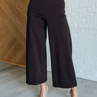 Magic Wide Leg Crop Pants in Chocolate-Bottoms-Ave Shops-[option4]-[option5]-[option6]-[option7]-[option8]-Shop-Boutique-Clothing-for-Women-Online