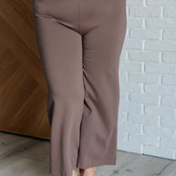 Magic Wide Leg Crop Pants in Dark Mocha-Bottoms-Ave Shops-[option4]-[option5]-[option6]-[option7]-[option8]-Shop-Boutique-Clothing-for-Women-Online