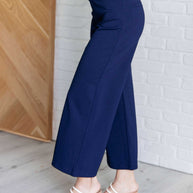 Magic Wide Leg Crop Pants in Navy-Bottoms-Ave Shops-[option4]-[option5]-[option6]-[option7]-[option8]-Shop-Boutique-Clothing-for-Women-Online