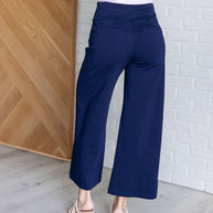 Magic Wide Leg Crop Pants in Navy-Bottoms-Ave Shops-[option4]-[option5]-[option6]-[option7]-[option8]-Shop-Boutique-Clothing-for-Women-Online