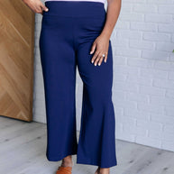 Magic Wide Leg Crop Pants in Navy-Bottoms-Ave Shops-[option4]-[option5]-[option6]-[option7]-[option8]-Shop-Boutique-Clothing-for-Women-Online