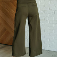 Magic Wide Leg Crop Pants in Olive-Bottoms-Ave Shops-[option4]-[option5]-[option6]-[option7]-[option8]-Shop-Boutique-Clothing-for-Women-Online