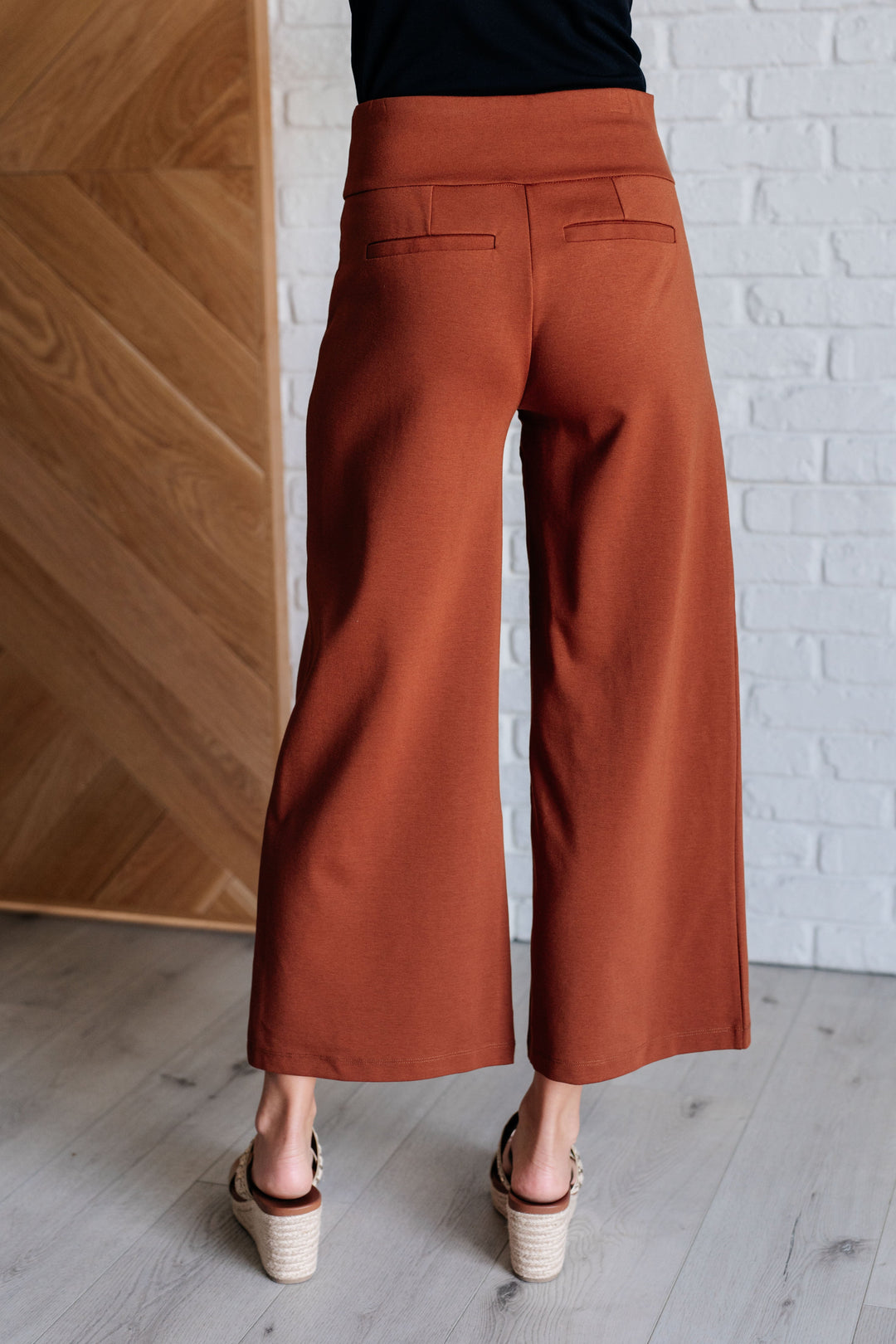 Magic Wide Leg Crop Pants in Rust-Bottoms-Ave Shops-[option4]-[option5]-[option6]-[option7]-[option8]-Shop-Boutique-Clothing-for-Women-Online