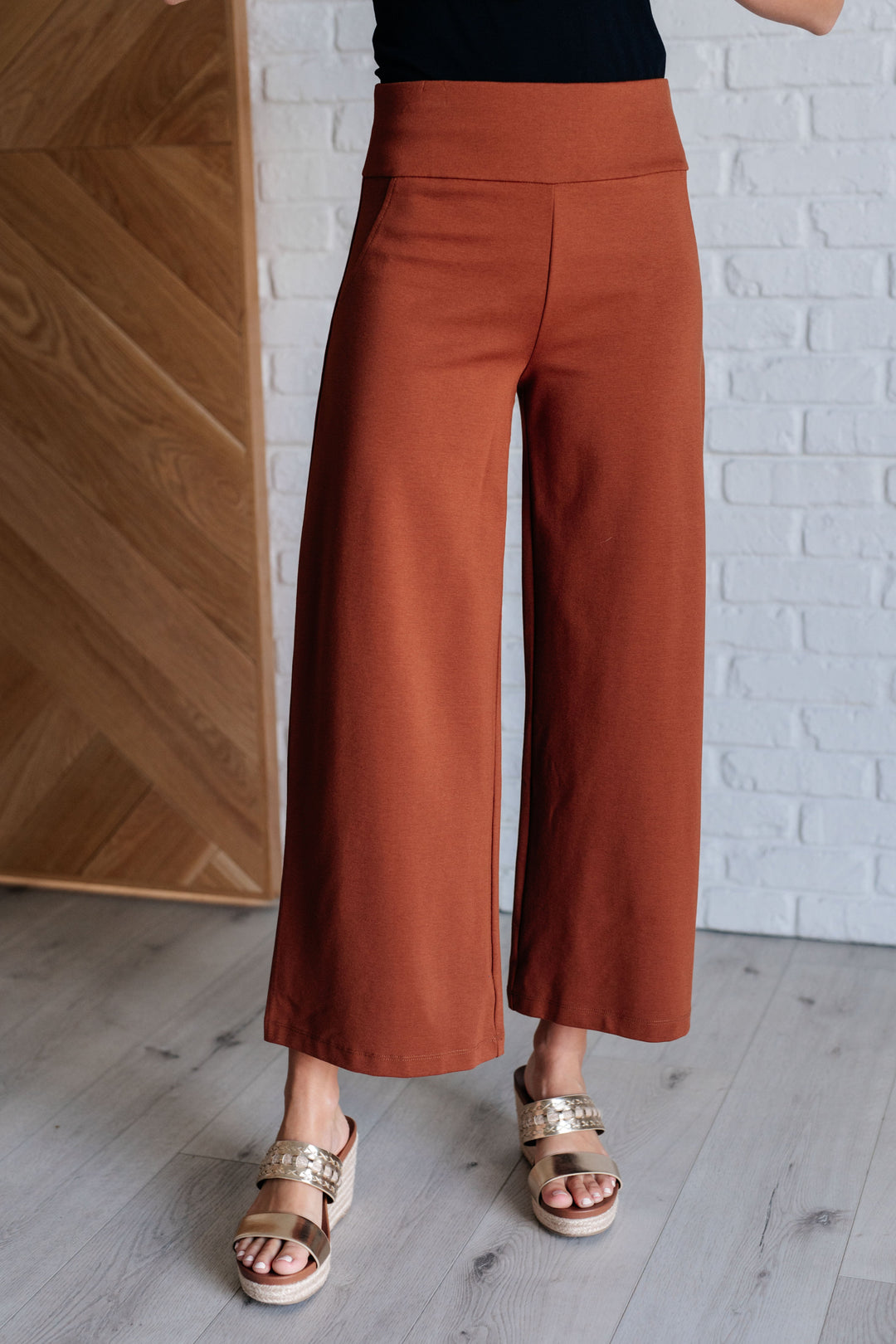 Magic Wide Leg Crop Pants in Rust-Bottoms-Ave Shops-[option4]-[option5]-[option6]-[option7]-[option8]-Shop-Boutique-Clothing-for-Women-Online