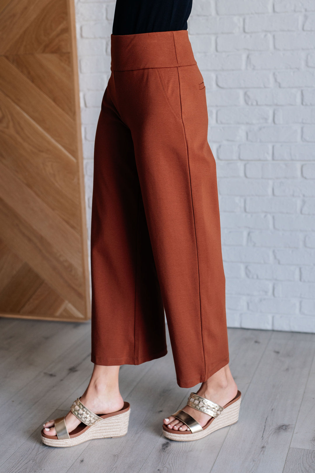 Magic Wide Leg Crop Pants in Rust-Bottoms-Ave Shops-[option4]-[option5]-[option6]-[option7]-[option8]-Shop-Boutique-Clothing-for-Women-Online