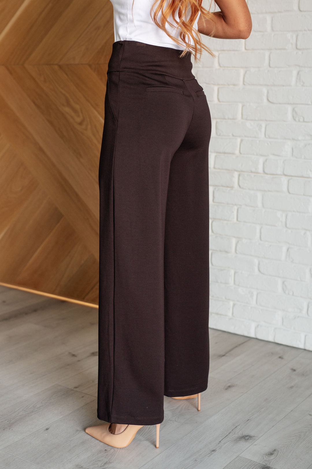 Magic Wide Leg Pants in Chocolate-Bottoms-Ave Shops-[option4]-[option5]-[option6]-[option7]-[option8]-Shop-Boutique-Clothing-for-Women-Online