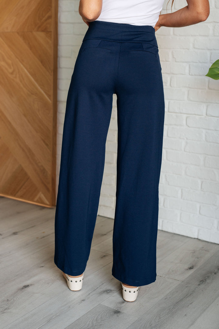 Magic Wide Leg Pants in Navy-Bottoms-Ave Shops-[option4]-[option5]-[option6]-[option7]-[option8]-Shop-Boutique-Clothing-for-Women-Online