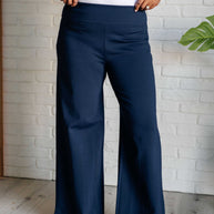 Magic Wide Leg Pants in Navy-Bottoms-Ave Shops-[option4]-[option5]-[option6]-[option7]-[option8]-Shop-Boutique-Clothing-for-Women-Online