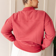 Make No Mistake Mock Neck Pullover in Cranberry-Tops-Ave Shops-[option4]-[option5]-[option6]-[option7]-[option8]-Shop-Boutique-Clothing-for-Women-Online