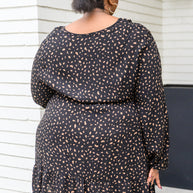 Make Your Happiness Long Sleeve Dress in Black-Womens-Ave Shops-[option4]-[option5]-[option6]-[option7]-[option8]-Shop-Boutique-Clothing-for-Women-Online