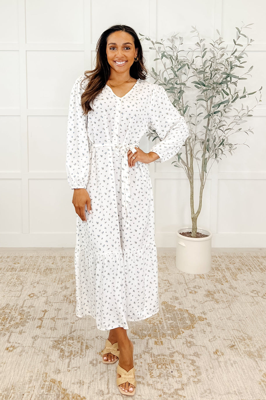 Maple Dress Floweret-Womens-Ave Shops-[option4]-[option5]-[option6]-[option7]-[option8]-Shop-Boutique-Clothing-for-Women-Online