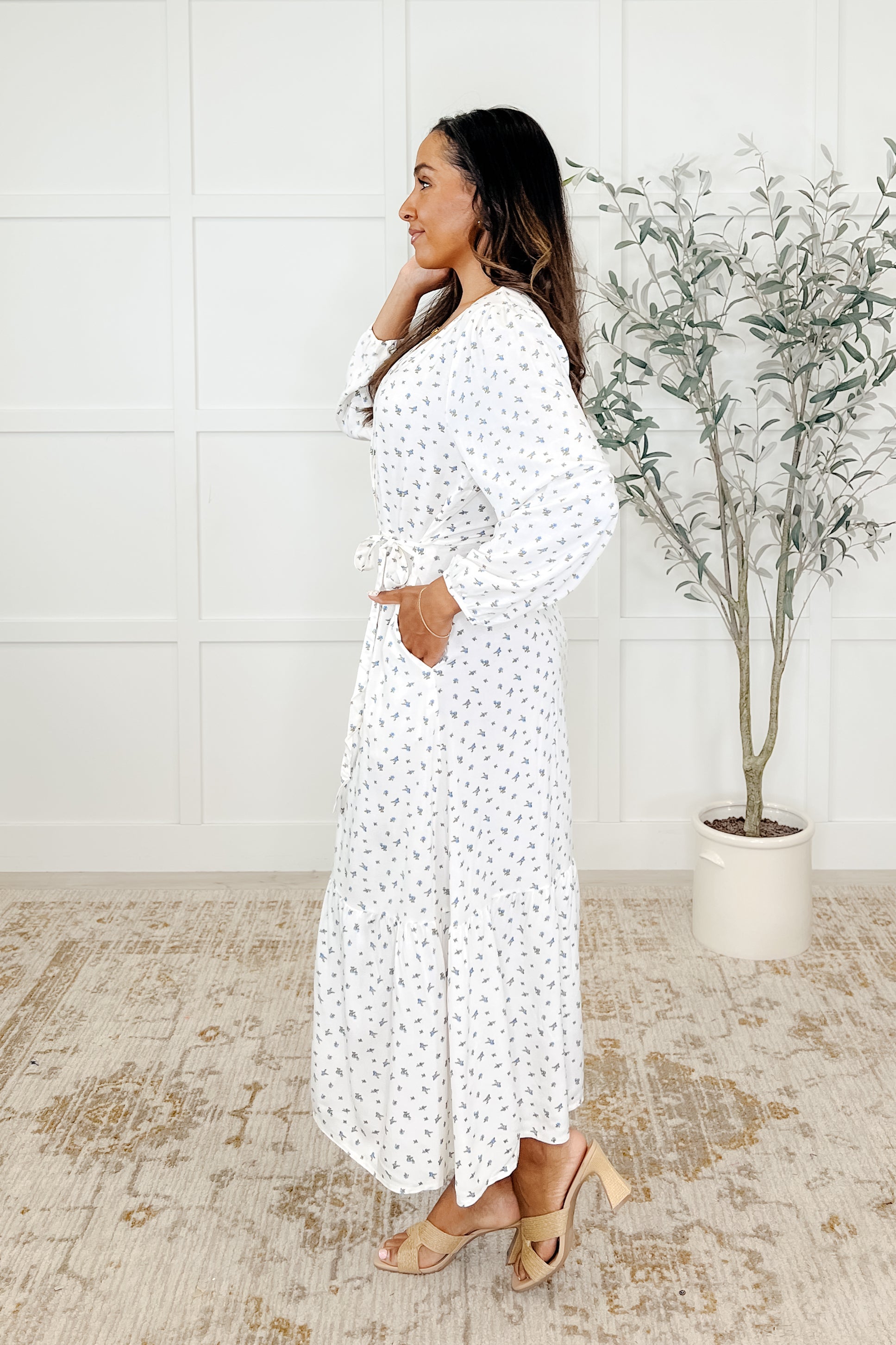 Maple Dress Floweret-Womens-Ave Shops-[option4]-[option5]-[option6]-[option7]-[option8]-Shop-Boutique-Clothing-for-Women-Online