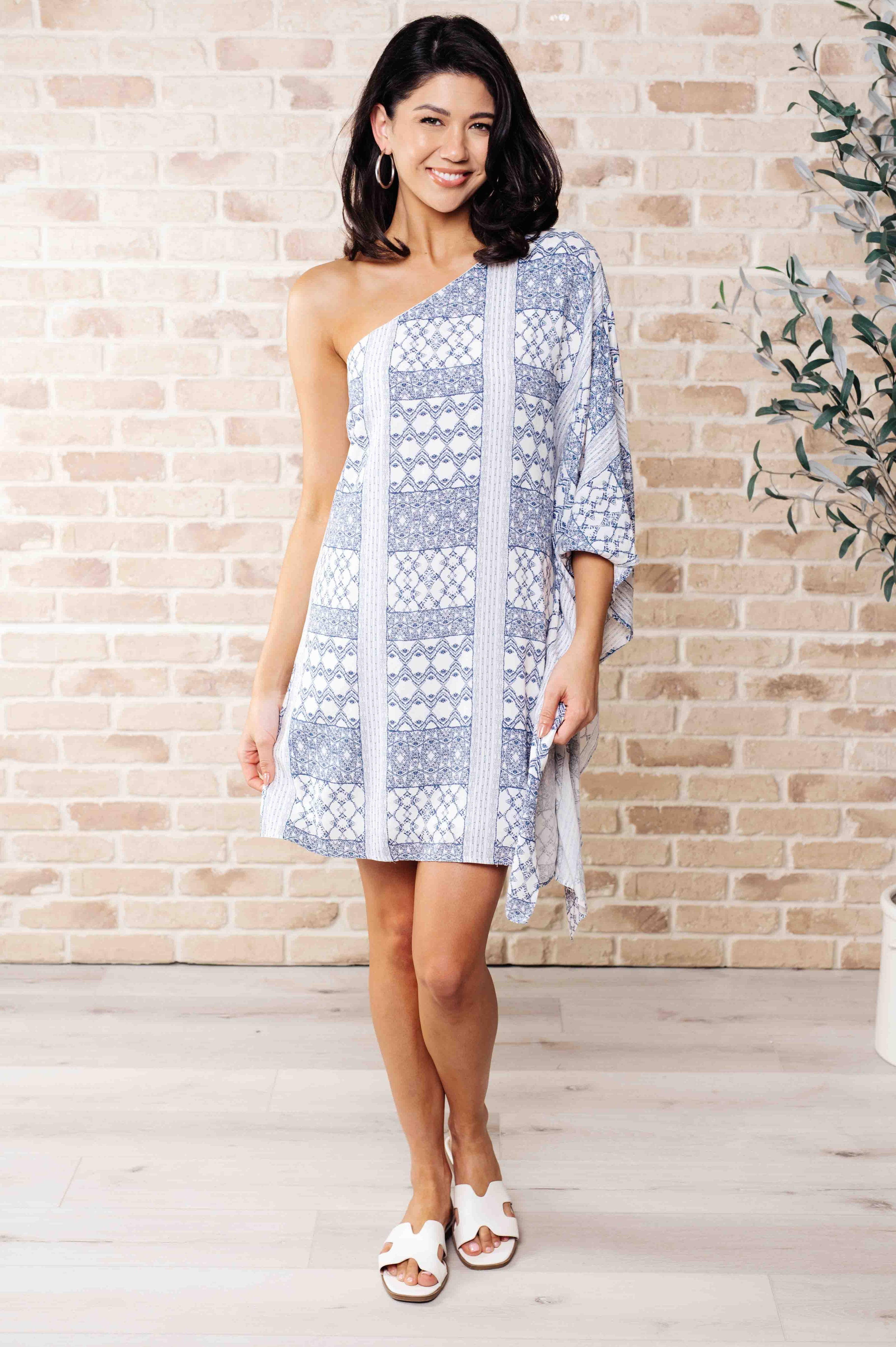 Marjorie One Shoulder Dress-Dresses-Ave Shops-[option4]-[option5]-[option6]-[option7]-[option8]-Shop-Boutique-Clothing-for-Women-Online