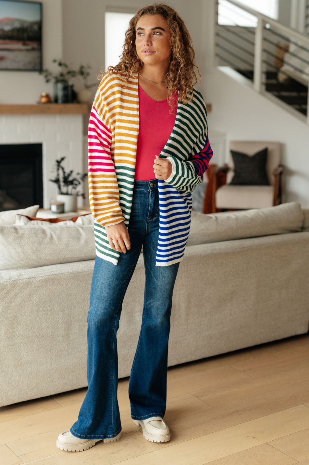 Marquee Lights Striped Cardigan-Layers-Ave Shops-[option4]-[option5]-[option6]-[option7]-[option8]-Shop-Boutique-Clothing-for-Women-Online