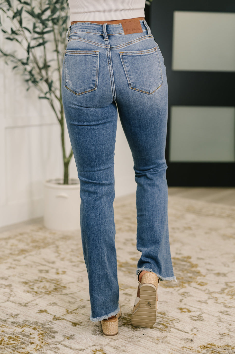 Judy Blue Maureen High Rise Distressed Bootcut Jeans-Womens-Ave Shops-[option4]-[option5]-[option6]-[option7]-[option8]-Shop-Boutique-Clothing-for-Women-Online