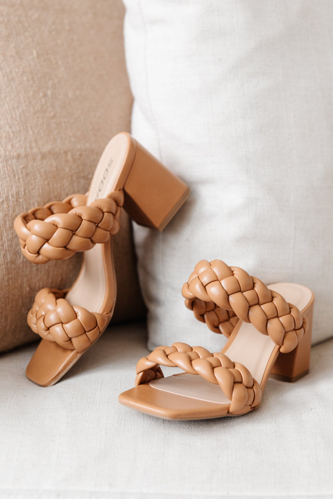 Maya Braided Heels in Tan-Womens-Ave Shops-[option4]-[option5]-[option6]-[option7]-[option8]-Shop-Boutique-Clothing-for-Women-Online