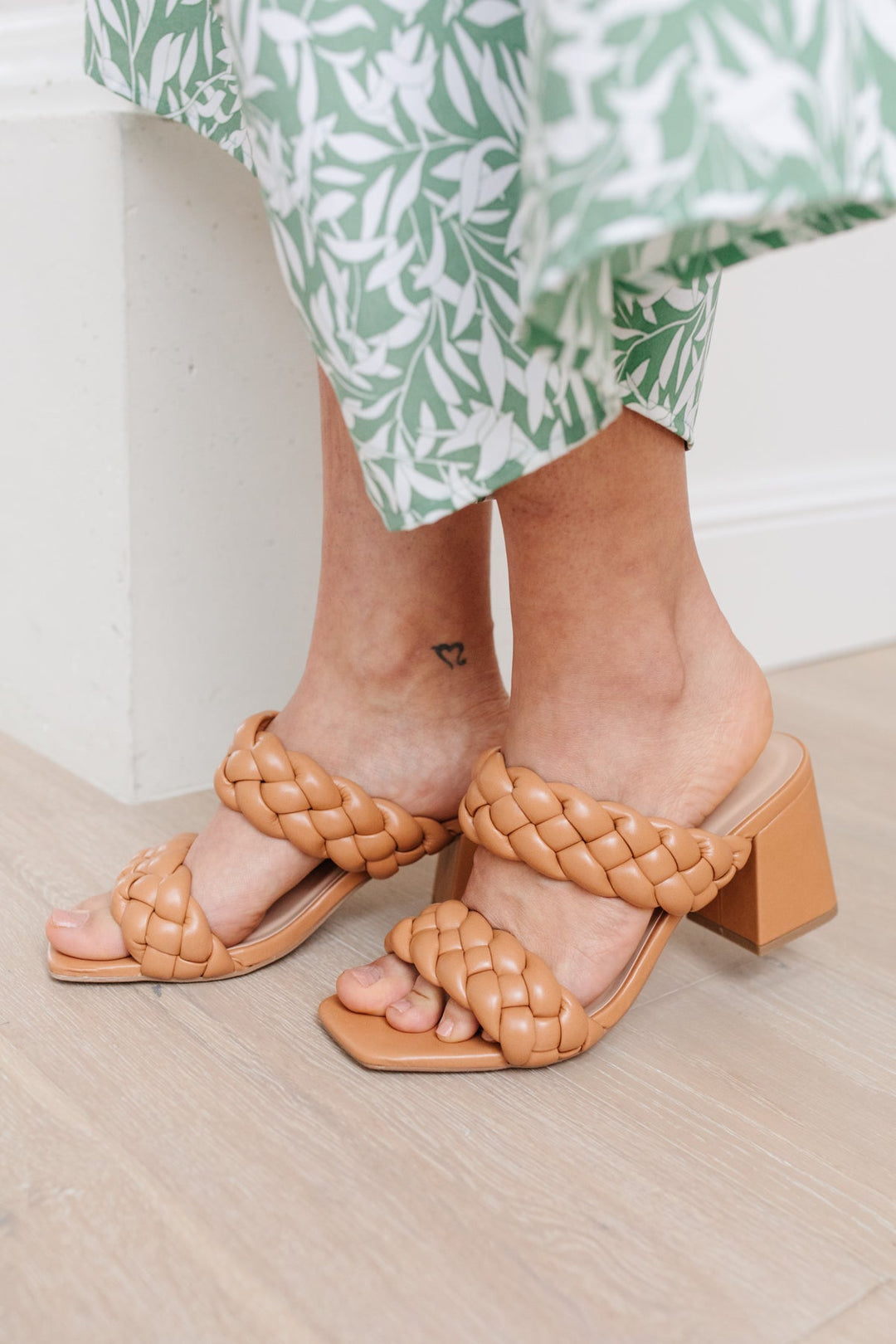 Maya Braided Heels in Tan-Womens-Ave Shops-[option4]-[option5]-[option6]-[option7]-[option8]-Shop-Boutique-Clothing-for-Women-Online