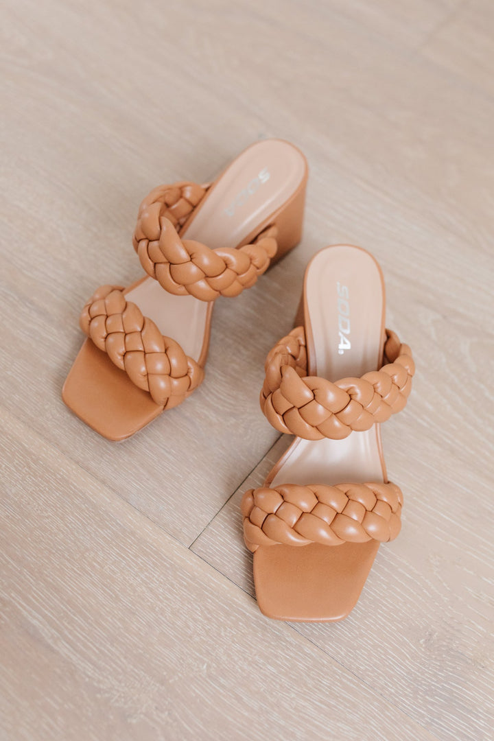 Maya Braided Heels in Tan-Womens-Ave Shops-[option4]-[option5]-[option6]-[option7]-[option8]-Shop-Boutique-Clothing-for-Women-Online