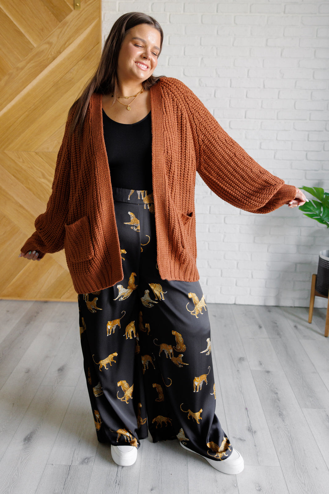 Maybe Monday Cardigan in Chestnut-Layers-Ave Shops-[option4]-[option5]-[option6]-[option7]-[option8]-Shop-Boutique-Clothing-for-Women-Online