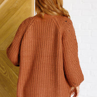 Maybe Monday Cardigan in Chestnut-Layers-Ave Shops-[option4]-[option5]-[option6]-[option7]-[option8]-Shop-Boutique-Clothing-for-Women-Online