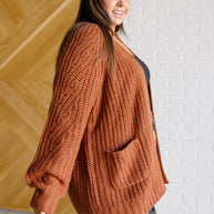 Maybe Monday Cardigan in Chestnut-Layers-Ave Shops-[option4]-[option5]-[option6]-[option7]-[option8]-Shop-Boutique-Clothing-for-Women-Online