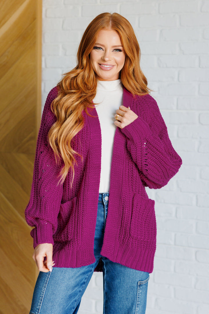 Maybe Monday Cardigan in Berry-Layers-Ave Shops-[option4]-[option5]-[option6]-[option7]-[option8]-Shop-Boutique-Clothing-for-Women-Online