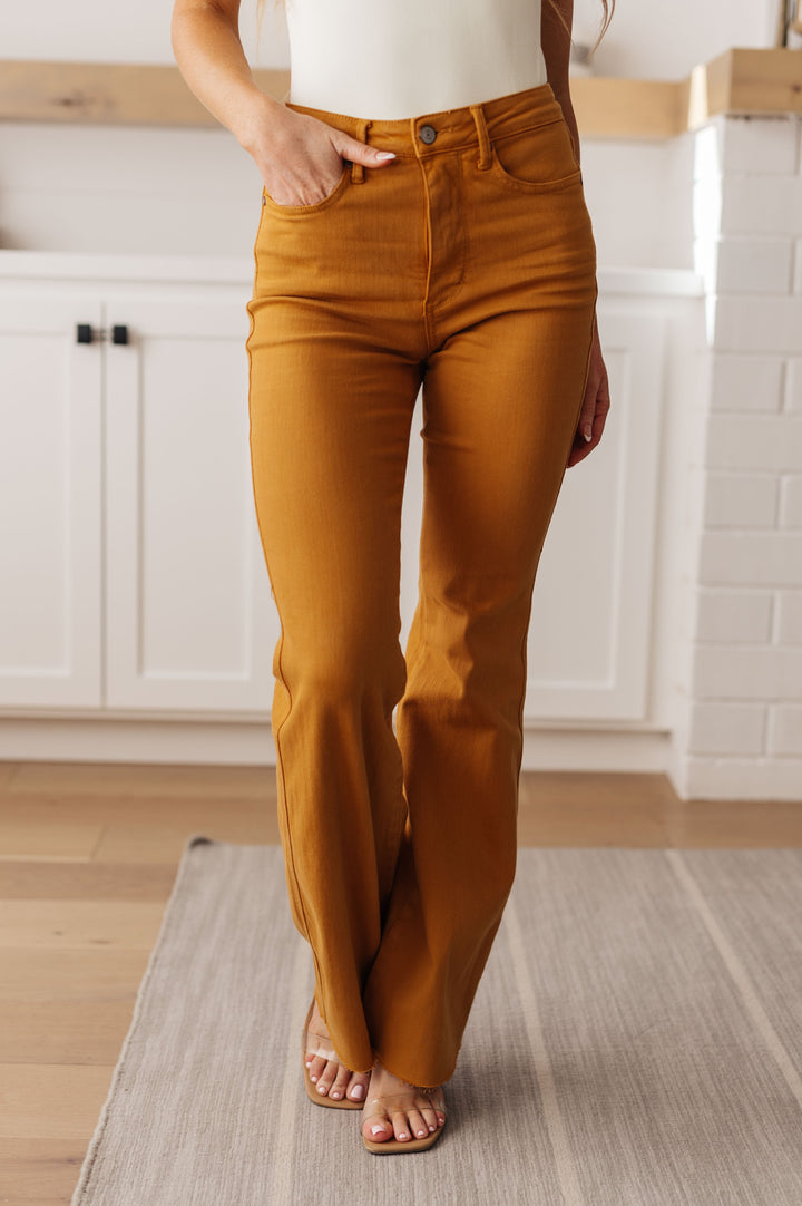 Melinda High Rise Control Top Flare Jeans in Marigold-Denim-Ave Shops-[option4]-[option5]-[option6]-[option7]-[option8]-Shop-Boutique-Clothing-for-Women-Online