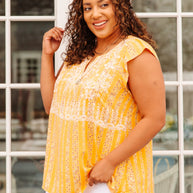 Mellow Yellow Blouse-Womens-Ave Shops-[option4]-[option5]-[option6]-[option7]-[option8]-Shop-Boutique-Clothing-for-Women-Online