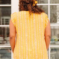 Mellow Yellow Blouse-Womens-Ave Shops-[option4]-[option5]-[option6]-[option7]-[option8]-Shop-Boutique-Clothing-for-Women-Online