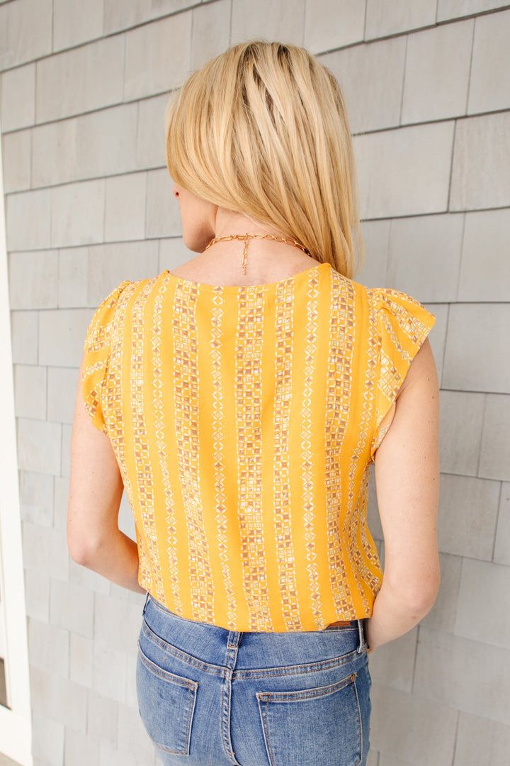 Mellow Yellow Blouse-Womens-Ave Shops-[option4]-[option5]-[option6]-[option7]-[option8]-Shop-Boutique-Clothing-for-Women-Online