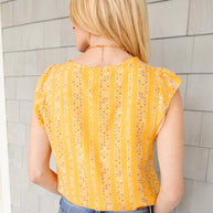 Mellow Yellow Blouse-Womens-Ave Shops-[option4]-[option5]-[option6]-[option7]-[option8]-Shop-Boutique-Clothing-for-Women-Online
