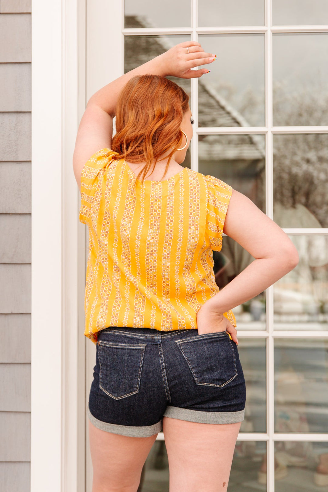 Mellow Yellow Blouse-Womens-Ave Shops-[option4]-[option5]-[option6]-[option7]-[option8]-Shop-Boutique-Clothing-for-Women-Online