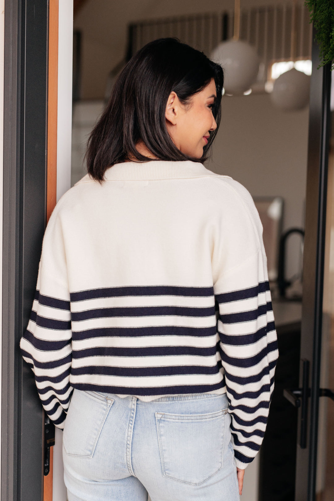 Memorable Moments Striped Sweater in White-Tops-Ave Shops-[option4]-[option5]-[option6]-[option7]-[option8]-Shop-Boutique-Clothing-for-Women-Online