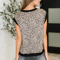 Meow's the Time Banded Hem Top in Leopard Print-Womens-Ave Shops-[option4]-[option5]-[option6]-[option7]-[option8]-Shop-Boutique-Clothing-for-Women-Online