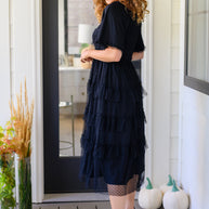 Midnight Waltz Midi Dress-Dresses-Ave Shops-[option4]-[option5]-[option6]-[option7]-[option8]-Shop-Boutique-Clothing-for-Women-Online