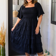 Midnight Waltz Midi Dress-Dresses-Ave Shops-[option4]-[option5]-[option6]-[option7]-[option8]-Shop-Boutique-Clothing-for-Women-Online