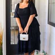 Midnight Waltz Midi Dress-Dresses-Ave Shops-[option4]-[option5]-[option6]-[option7]-[option8]-Shop-Boutique-Clothing-for-Women-Online