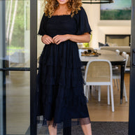 Midnight Waltz Midi Dress-Dresses-Ave Shops-[option4]-[option5]-[option6]-[option7]-[option8]-Shop-Boutique-Clothing-for-Women-Online