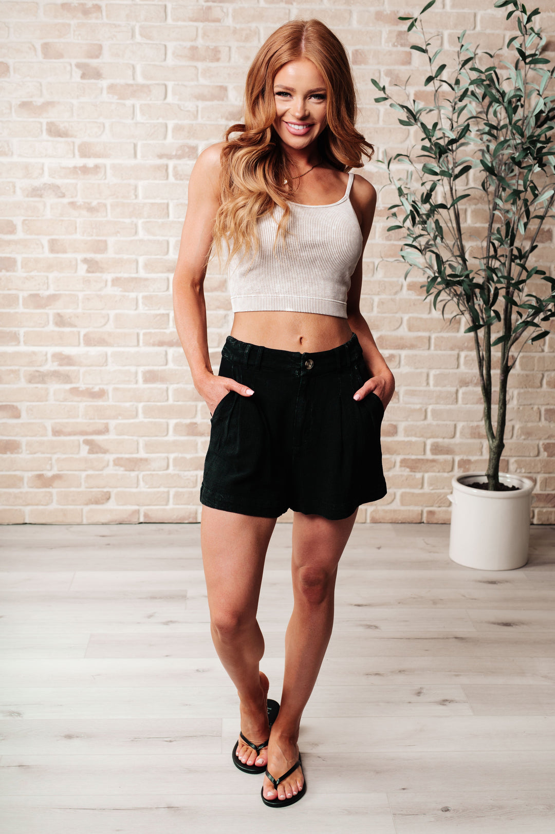 Mind Over Matter Pleated Shorts in Black-Bottoms-Ave Shops-[option4]-[option5]-[option6]-[option7]-[option8]-Shop-Boutique-Clothing-for-Women-Online