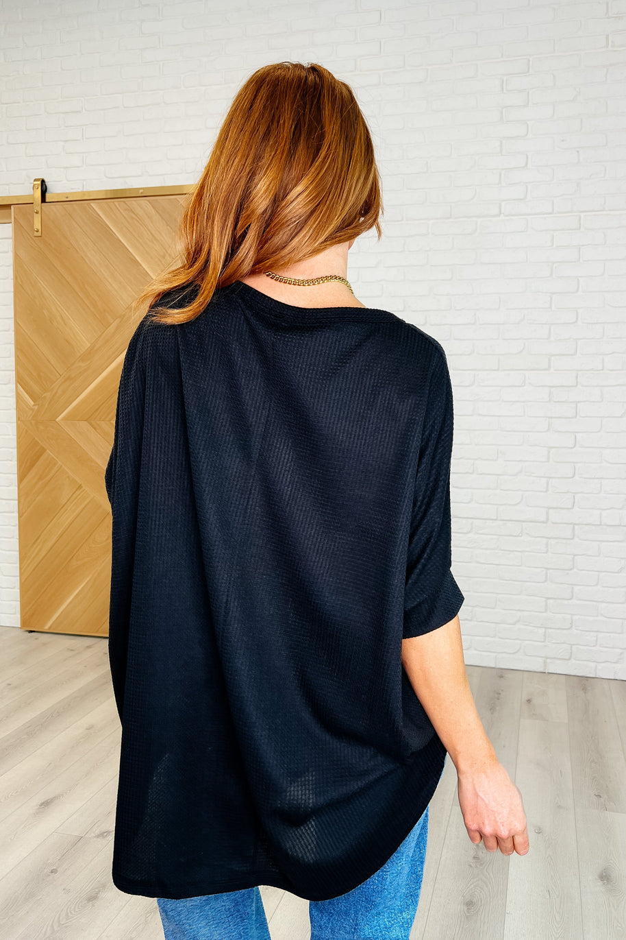 Minimal Muse Batwing Tee in Black-Womens-Ave Shops-[option4]-[option5]-[option6]-[option7]-[option8]-Shop-Boutique-Clothing-for-Women-Online