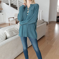 Moon Bay Top In Blue-Womens-Ave Shops-[option4]-[option5]-[option6]-[option7]-[option8]-Shop-Boutique-Clothing-for-Women-Online