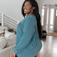 Moon Bay Top In Blue-Womens-Ave Shops-[option4]-[option5]-[option6]-[option7]-[option8]-Shop-Boutique-Clothing-for-Women-Online