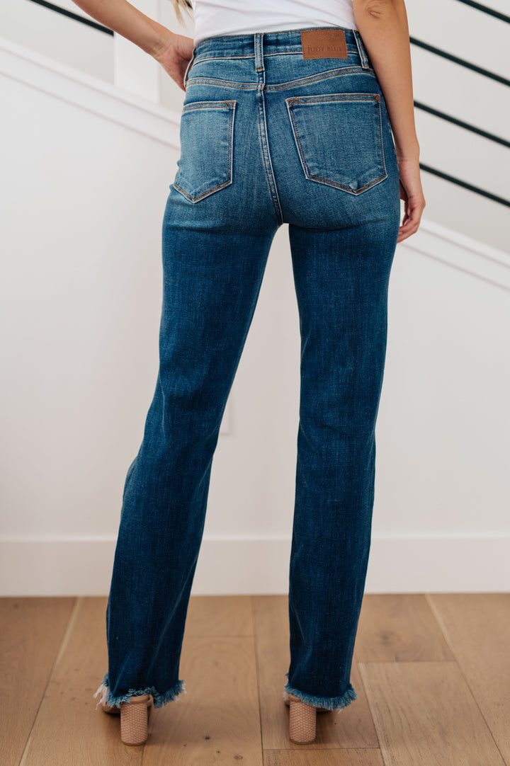 Morgan High Rise Distressed Straight Jeans-Denim-Ave Shops-[option4]-[option5]-[option6]-[option7]-[option8]-Shop-Boutique-Clothing-for-Women-Online