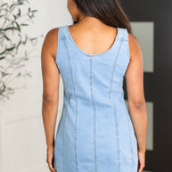 Most Surreal Button Front Denim Dress-Womens-Ave Shops-[option4]-[option5]-[option6]-[option7]-[option8]-Shop-Boutique-Clothing-for-Women-Online
