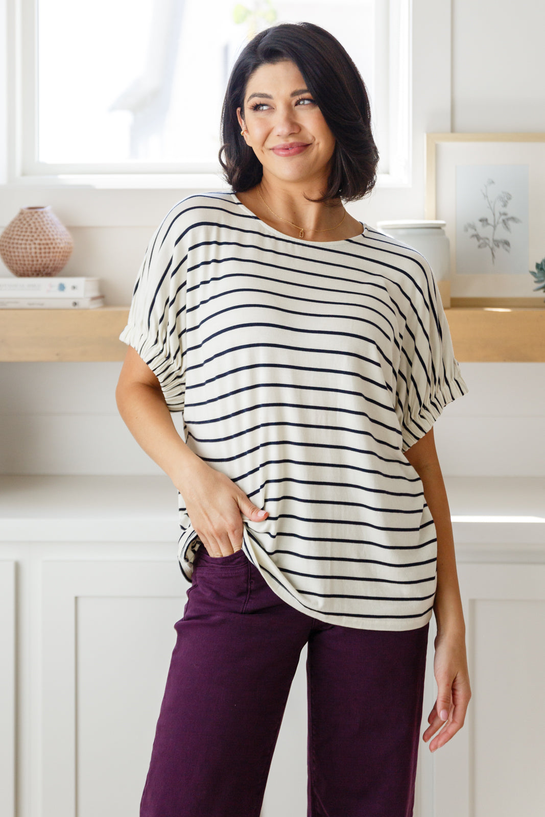 Much Ado About Nothing Striped Top-Tops-Ave Shops-[option4]-[option5]-[option6]-[option7]-[option8]-Shop-Boutique-Clothing-for-Women-Online