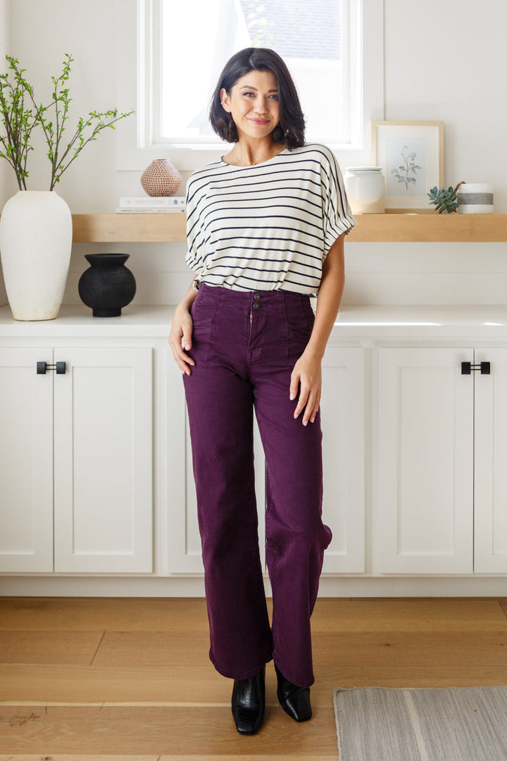 Petunia High Rise Wide Leg Jeans in Plum-Denim-Ave Shops-[option4]-[option5]-[option6]-[option7]-[option8]-Shop-Boutique-Clothing-for-Women-Online