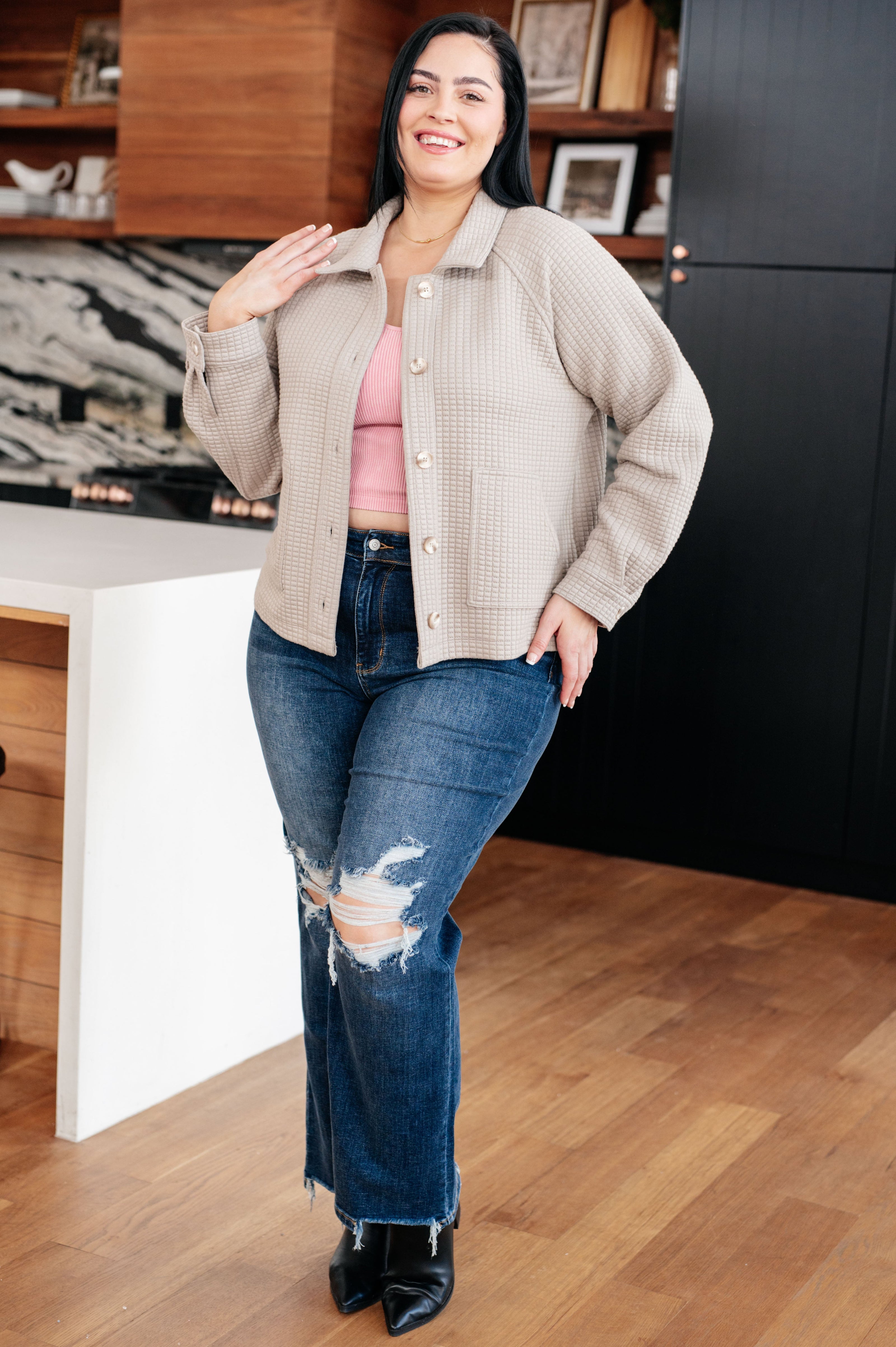 My Best Offer Quilted Texture Shacket-Layers-Ave Shops-[option4]-[option5]-[option6]-[option7]-[option8]-Shop-Boutique-Clothing-for-Women-Online