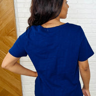 I Don't Have to Choose V-Neck Tee in Navy-Womens-Ave Shops-[option4]-[option5]-[option6]-[option7]-[option8]-Shop-Boutique-Clothing-for-Women-Online